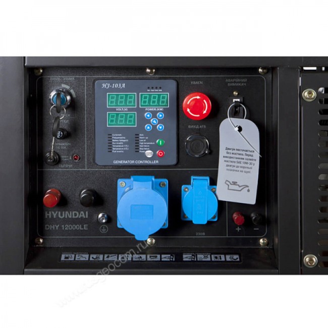 Дизельный генератор Hyundai DHY 12000LE