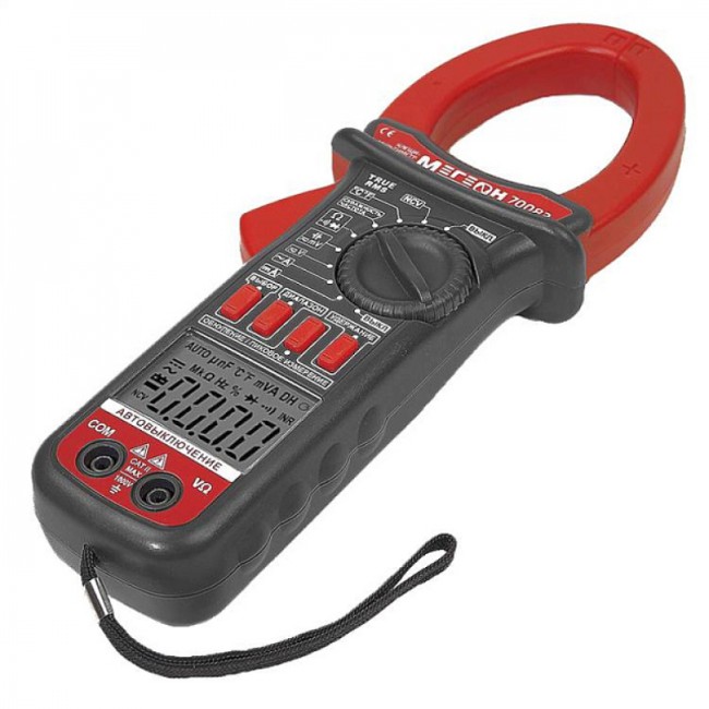 Цифровые токоизмерительные клещи, мультиметр МЕГЕОН 70083