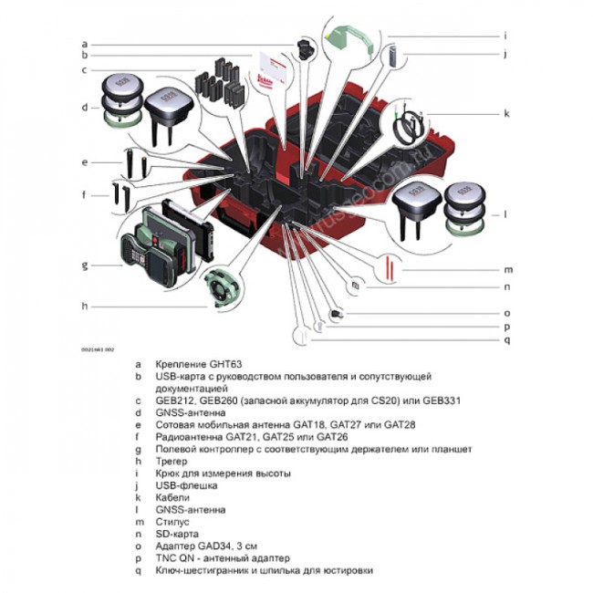 GPS/GNSS-приемник LEICA GS16 3.75G & UHF (минимальный)