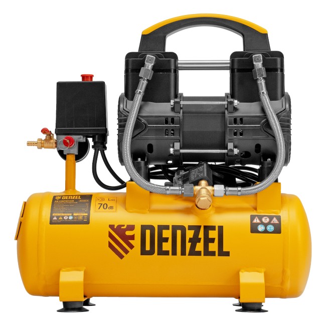 Компрессор безмасляный малошумный DLP-950/10 Denzel