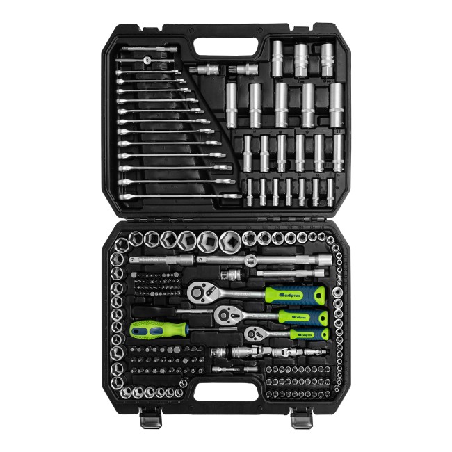 Набор инструментов 1/2", 3/8", 1/4" 215 предметов Сибртех