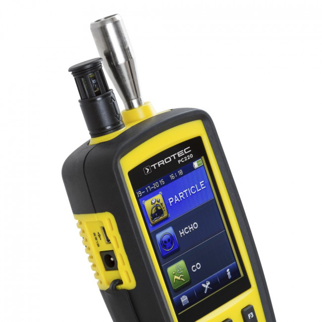 Анализатор пыли Trotec PC220 с измерением формальдегида, угарного газа, микроклимата