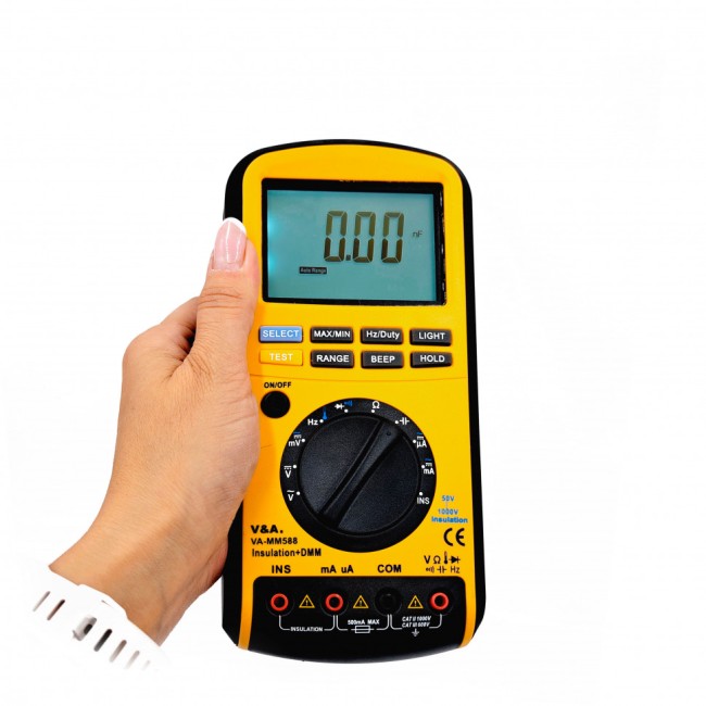 Мультиметр-мегаомметр VA-MM588