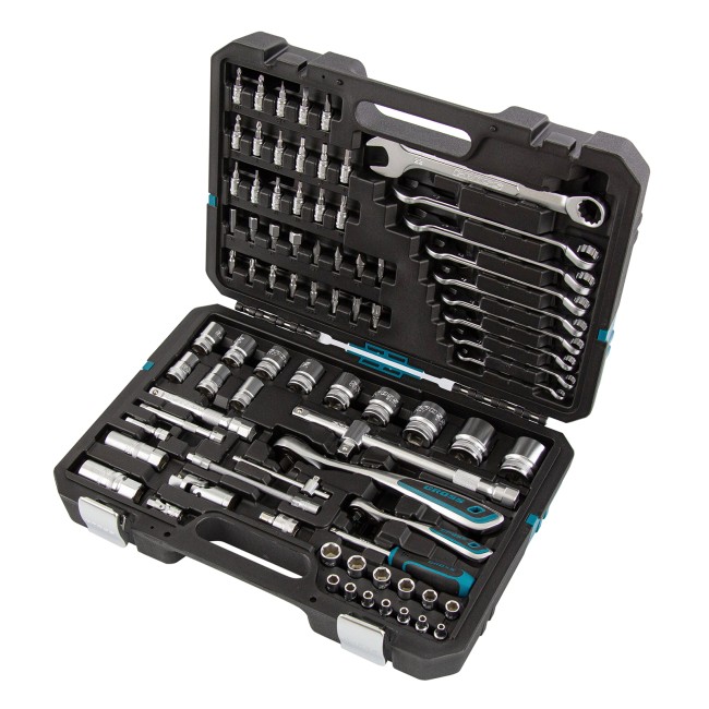 Набор инструментов 1/4", 1/2", CrV 82 предмета Gross