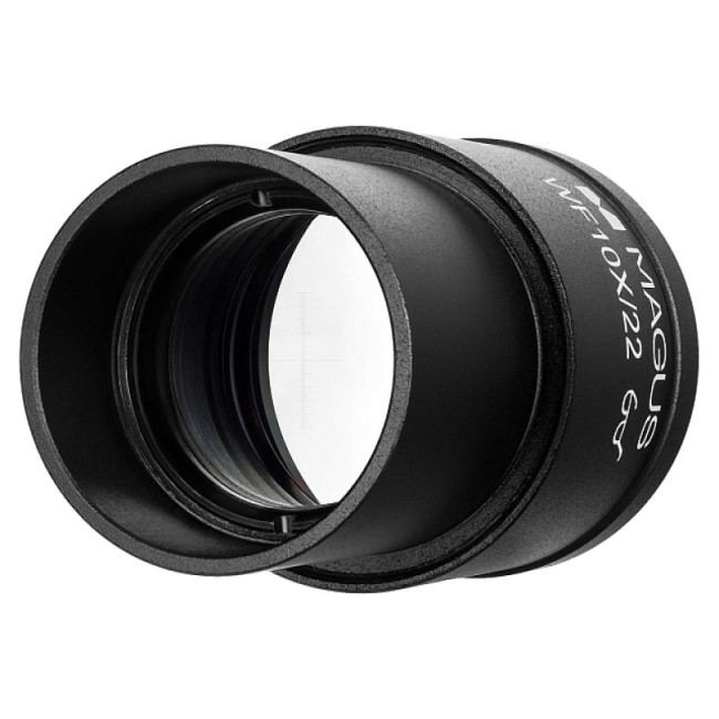 Окуляр MAGUS MES10 10х/22 мм со шкалой (D 30 мм) Окуляр MAGUS MES10 10х/22 мм со шкалой (D 30 мм)