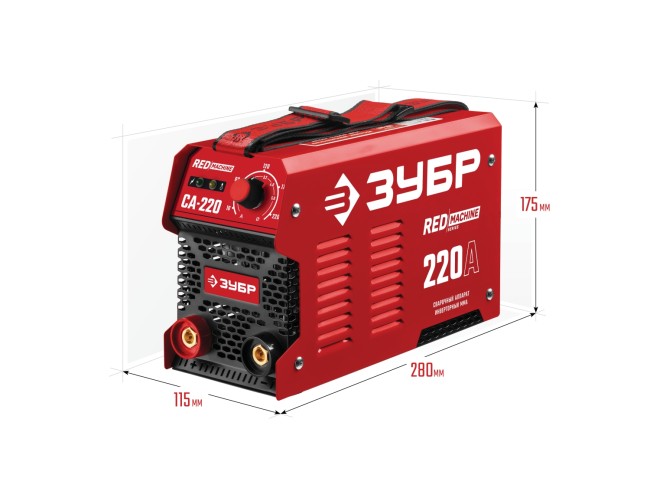 Сварочный аппарат инверторный СА-220 ЗУБР ММА