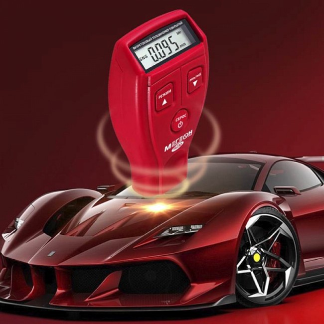 Толщиномер лакокрасочного покрытия автомобиля МЕГЕОН 19230