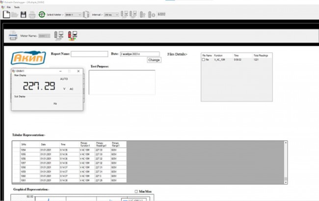 Мультиметр АКИП-2209/2