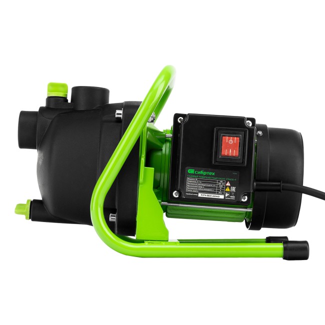 Садовый поверхностный насос СПН650-П, 650 Вт, напор 37 м, 3200 л/ч, пластик Сибртех Садовый поверхностный насос СПН650-П, 650 Вт, напор 37 м, 3200 л/ч, пластик Сибртех
