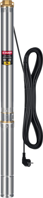 Насос скважинный центробежный НСЦ-75-60 ЗУБР 800 Вт, 60 м напор