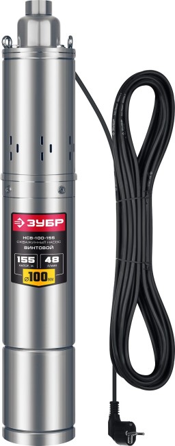Насос скважинный винтовой НСВ-100-155 ЗУБР 1300 Вт, 155 м напор