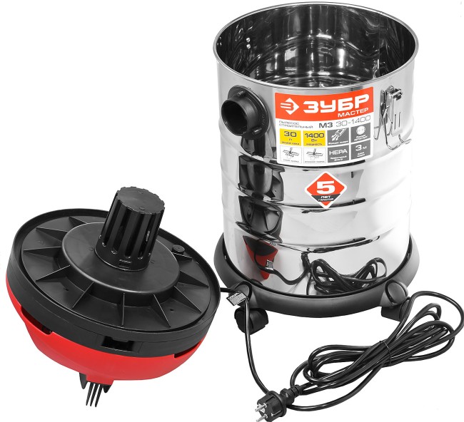 Строительный пылесос ПУ-30-1400 М3 ЗУБР
