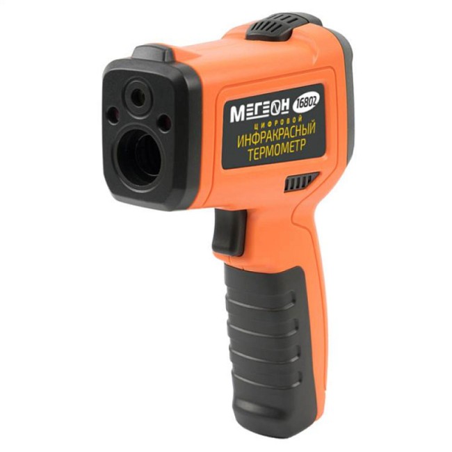 Инфракрасный термометр с термопарой МЕГЕОН 16802 Инфракрасный термометр с термопарой МЕГЕОН 16802
