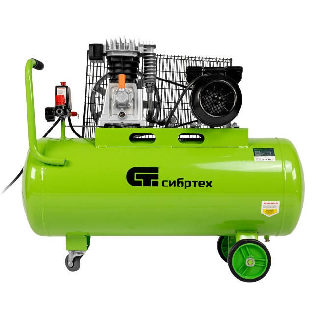 Компрессор воздушно-масляный КР-2200/100 ременной привод Сибртех