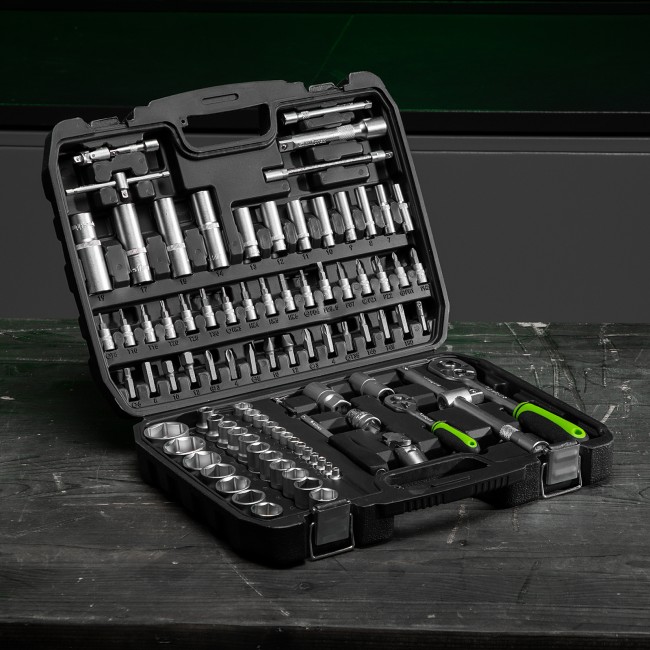 Набор инструмента 1/2", 1/4" 108 предметов Сибртех