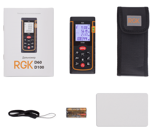 Лазерный дальномер RGK D100