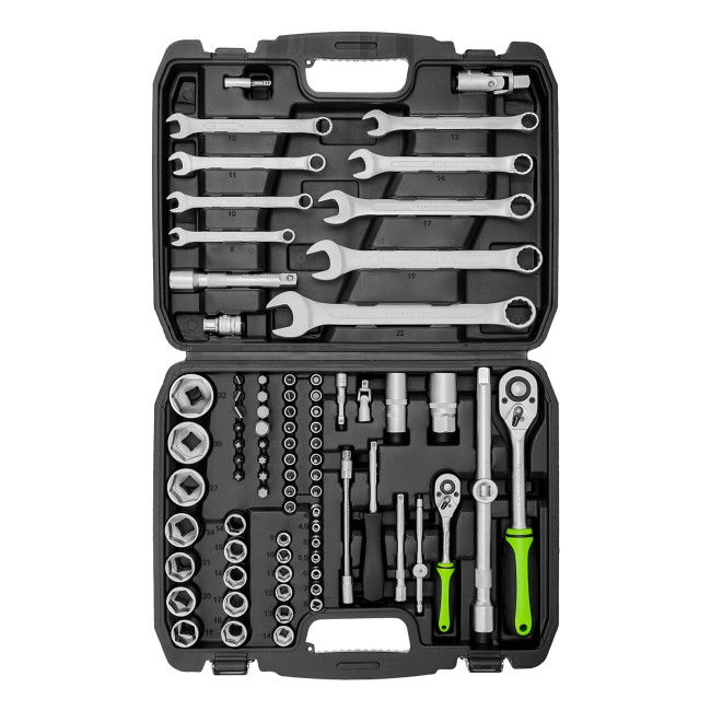 Набор инструмента 1/2", 1/4" 83 предмета Сибртех