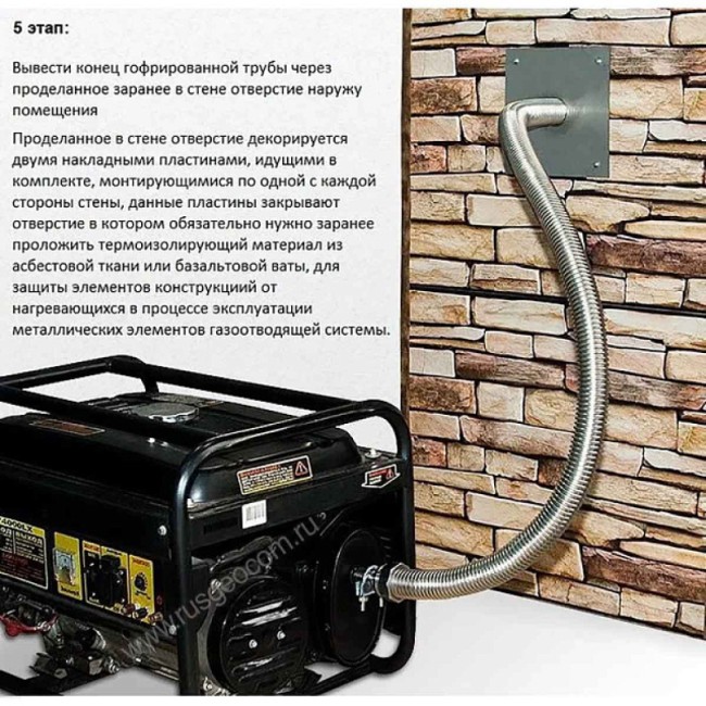 Комплект отвода выхлопных газов (4,0 м)