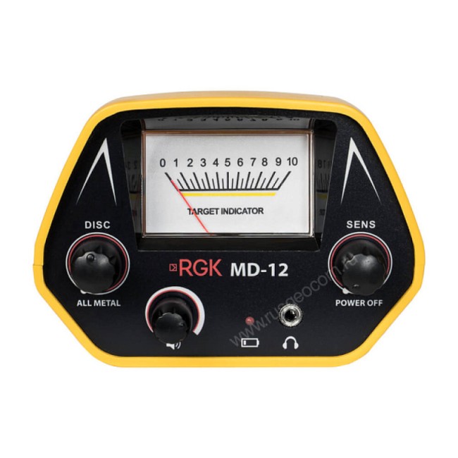 Комплект: металлоискатель RGK MD-12 + пинпоинтер RGK MD-5