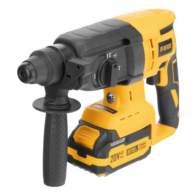 Перфоратор аккумуляторный RHH-BL-20-28, 3 Дж Denzel Перфоратор аккумуляторный RHH-BL-20-28, 3 Дж Denzel