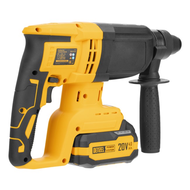 Перфоратор аккумуляторный RHH-BL-20-28, 3 Дж Denzel Перфоратор аккумуляторный RHH-BL-20-28, 3 Дж Denzel