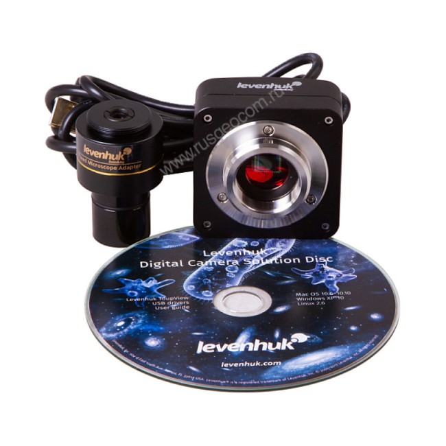 Микроскоп цифровой Levenhuk D900T, 5,1 Мпикс, тринокулярный