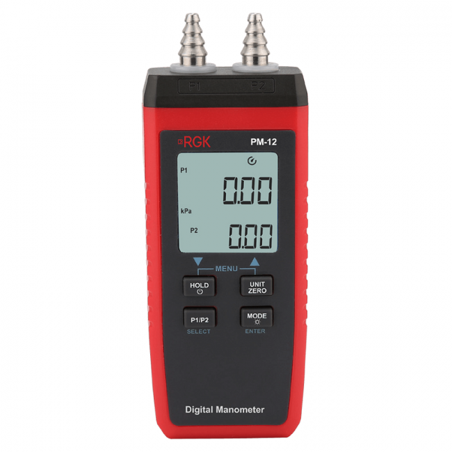 Цифровой манометр RGK PM-12 Цифровой манометр RGK PM-12