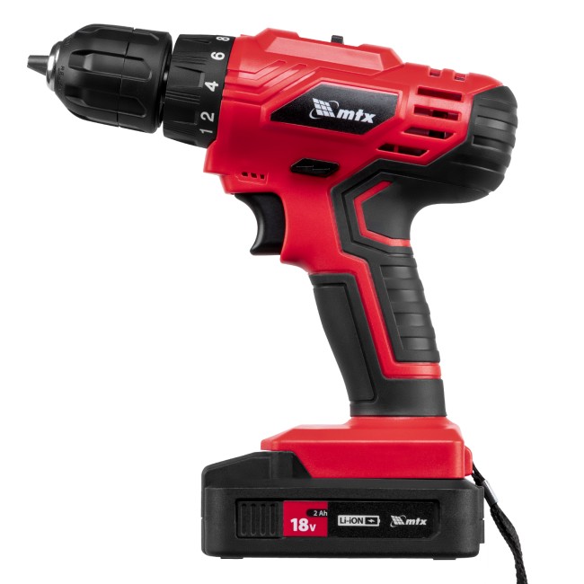 Дрель-шуруповерт аккумуляторная MCDL-18-02 2 акк. MTX