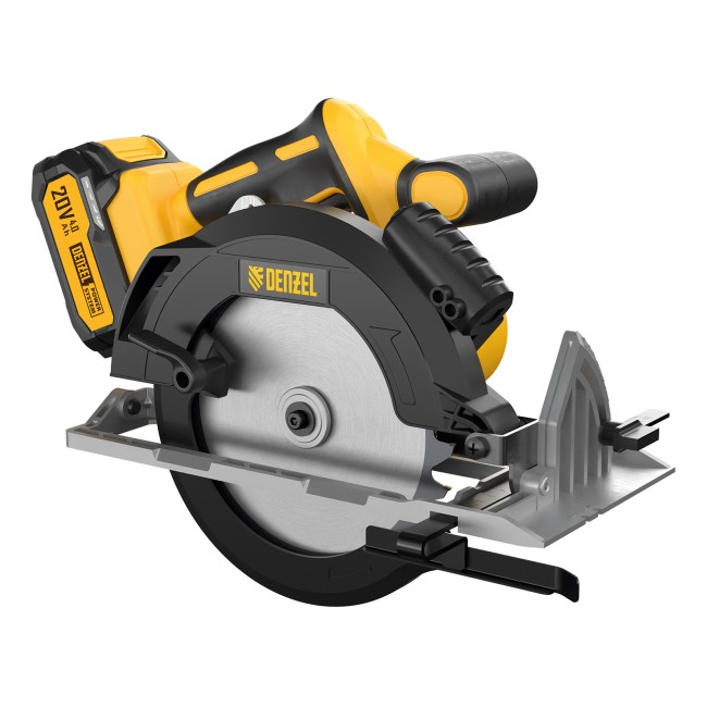 Пила циркулярная аккумуляторная CCSH-BL-20-185 Denzel