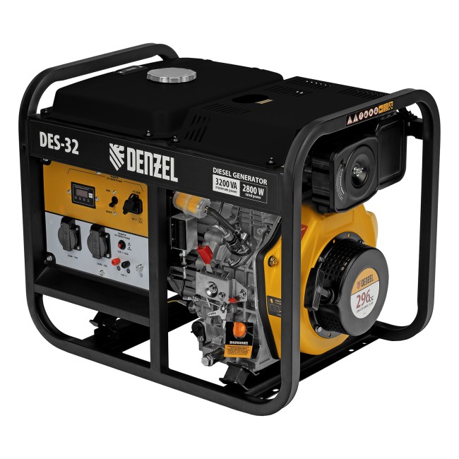 Генератор дизельный DES-32, 3,2 кВт Denzel