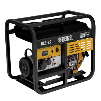 Генератор дизельный DES-55, 5,5 кВт Denzel