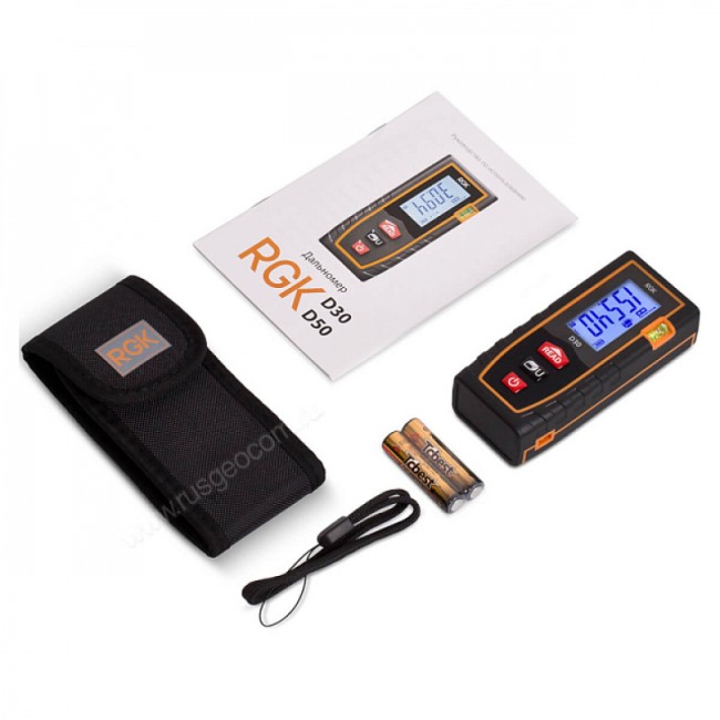 Лазерный дальномер RGK D30 (с поверкой)