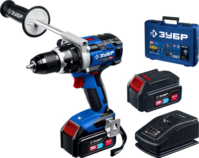 Дрель-шуруповерт бесщеточная DB-211-42 ЗУБР 2 АКБ
