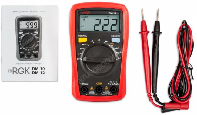 Мультиметр RGK DM-12 с поверкой