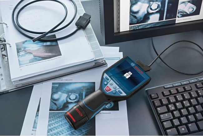 Видеоэндоскоп Bosch GIC 120 C+Аккумулятор 10.8V+L-Boxx (0.601.241.201)