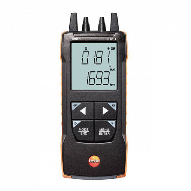Дифференциальный манометр Testo 512-1 с подключением к приложению