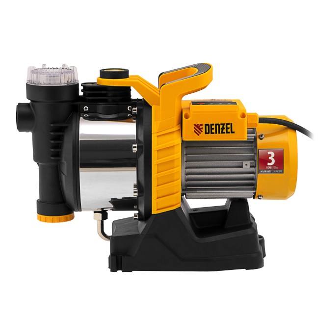 Садовый поверхностный насос GP1100SS, 1100 Вт, 4000 л/ч, подъем 45 м, пластик Denzel Садовый поверхностный насос GP1100SS, 1100 Вт, 4000 л/ч, подъем 45 м, пластик Denzel