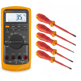 Комплект Fluke IB875M - мультиметр Fluke 87V с набором отвёрток