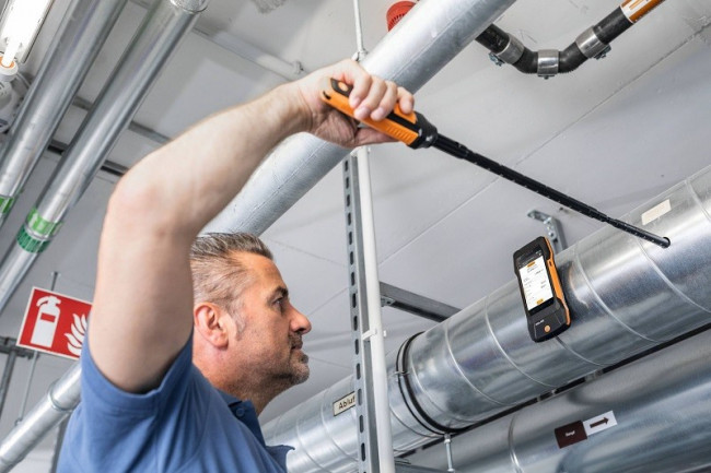 Комплект Testo 400 для вентиляции с зондом-крыльчаткой 16 мм Комплект Testo 400 для вентиляции с зондом-крыльчаткой 16 мм