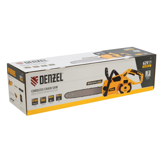 Пила цепная  аккумуляторная RCS 400-62 Denzel