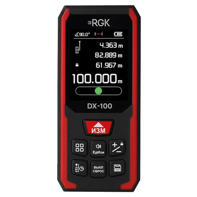 Лазерный дальномер RGK DX-100 Лазерный дальномер RGK DX-100