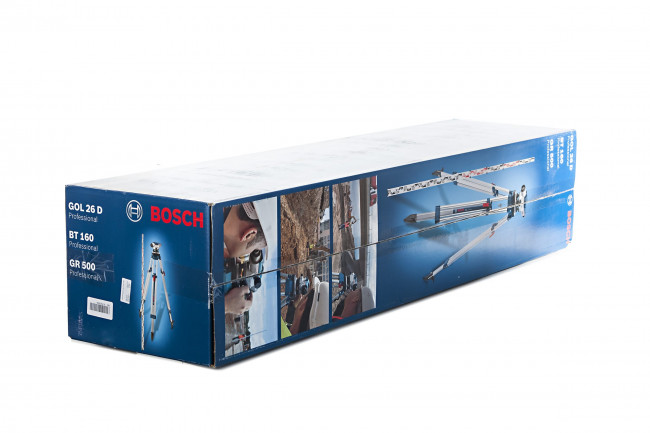 Комплект оптический нивелир Bosch GOL 26D штатив рейка - 3 в 1 Комплект оптический нивелир Bosch GOL 26D штатив рейка - 3 в 1