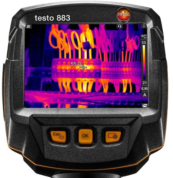 Комплект тепловизора Testo 883 со стандартным объективом