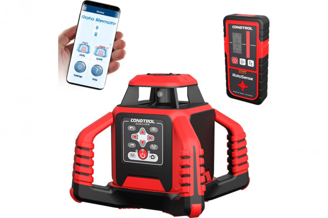 Ротационный лазерный нивелир CONDTROL Rotech HVR, 400 метров