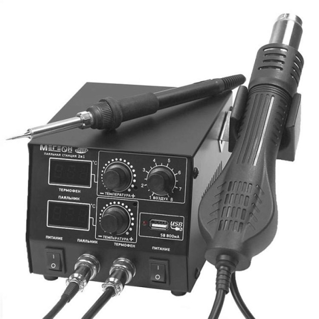 Паяльная станция с цифровым управлением МЕГЕОН 00686