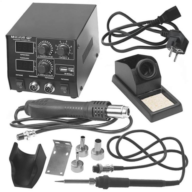 Паяльная станция с цифровым управлением МЕГЕОН 00686