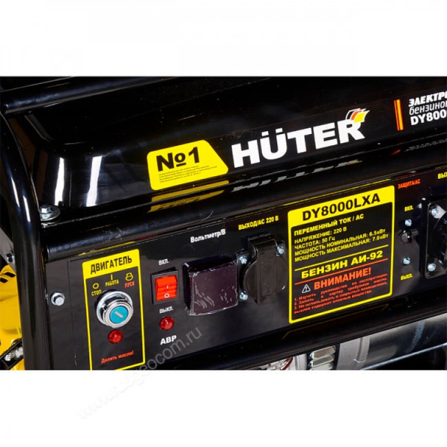 Бензиновый генератор HUTER DY8000LXA