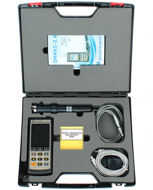 Электронный склерометр ОНИКС-2.5ЛБ версия 1 со встроенным пирометром