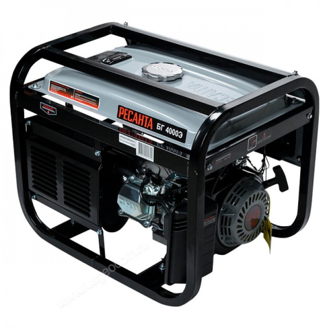 Бензиновый генератор Ресанта БГ 4000 Э Бензиновый генератор Ресанта БГ 4000 Э