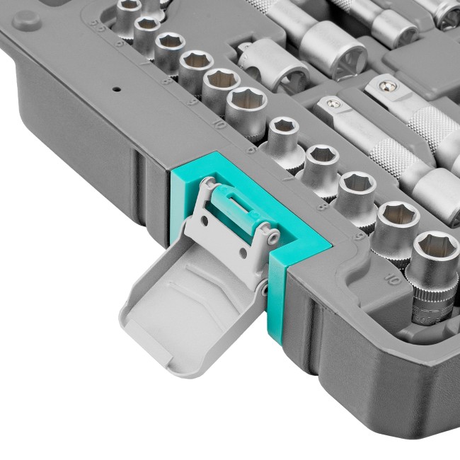 Набор инструментов 1/2",3/8", 1/4", CrV 142 предмета Stels
